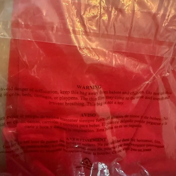 Burberry, NWTs Red Kids script logo track pants size 10 Y